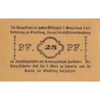 25 Pfennig Tietze and Seidensticker