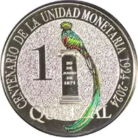 1 Quetzal Quetzal Centenary