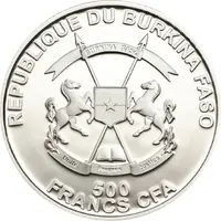 500 Francs CFA Lilac Breasted Roller