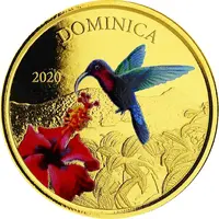 10 Dollars - Elizabeth II Hummingbird, Colourised