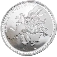 Medal - European Currency Luxembourg - 1 Franc