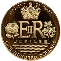 100 Dollars - Elizabeth II Silver Jubilee