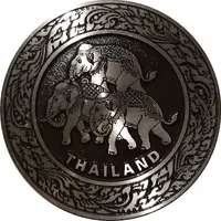 Medal - Thailand Elephants and Dancers