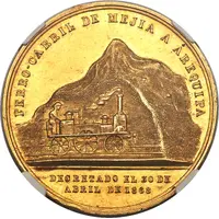 Medal - Railroad from Mejia to Arequipa