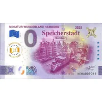0 Euro - Miniatur Wunderland Hamburg-Speicherstadt