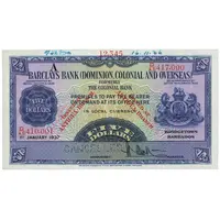 5 Dollars Barclay's Bank