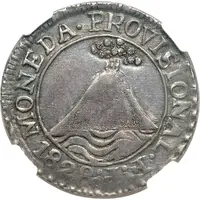 2 Reales Provisional coinage
