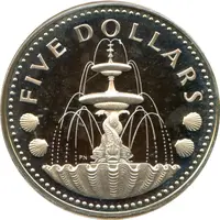 5 Dollars - Elizabeth II Silver Proof - Set Issue