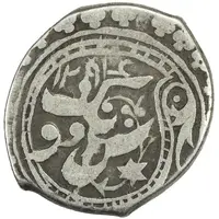 1/2 Miscal / 5 Fen Kuche, Obdan Gumush / Besh Fung, teardrop boarder