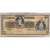 100 Pesos El Banco Nacional de Mexico