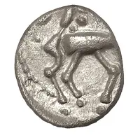 Silver Denier with horse