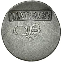 21/4 Pence TOBAGO Countermark