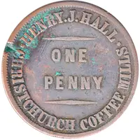 1 Penny - Hall, Henry J. Christchurch