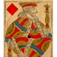 1 Gulden 10 Stuivers Dutch Guiana - Playing Card Money