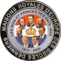 5 Francs The Netherlands - Kings and Princes of The Netherlands