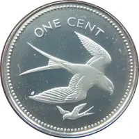 1 Cent Swallow-Tailed Kite, Silver