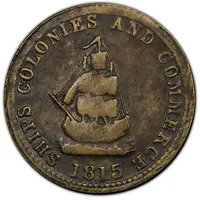 1/2 Penny Ships, Colonies and Commerce