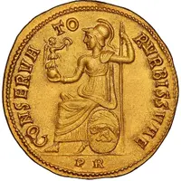 Medallion of 4 Aurei - Restoration of Urbis Veneris Temple