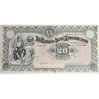 20 Sucres Banco Suramericano