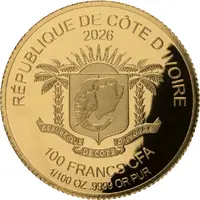 100 Francs CFA Adam and Eve