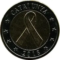 2 Euros Yellow ribbon