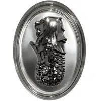 1 oz Silver - Sparkly Merlion