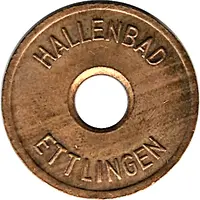 Public Swimming Pool Token - Ettlingen youth