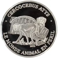 1000 Francs CFA Cercocebus Atys