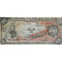 100 Pesos Gobierno Provisional de México