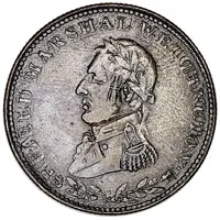 1/2 Penny Field Marshal Wellington - oak wreath reverse