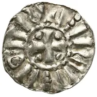 Denier - Henry II unknown Frisia mint