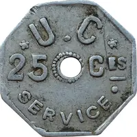 25 Centimes - Union Coopérative Liège