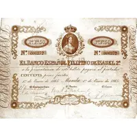 50 Pesos - Isabel II