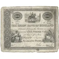 1 Pound Union Bank of Scotland