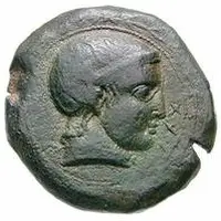 25 Centesimae Incuse series: dolphin