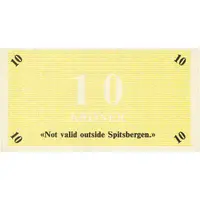 10 Kroner Great Norwegian Spitsbergen Coal Company