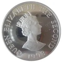 2 Pounds - Elizabeth II Coronation Jubilee, Silver Piedfort