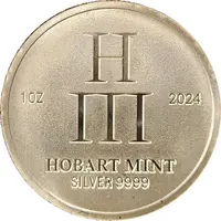 Round - 1 Ounce - Hobart Mint Bone Dome
