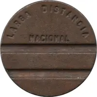 Telephone Token - ENTEL Larga disancia, copper