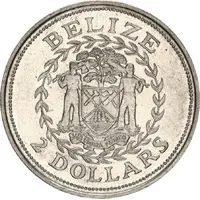 2 Dollars Battle of St. George's Caye