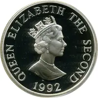2 Pounds - Elizabeth II 40th Anniversary of Queen's Reign, Silver Proof Issue