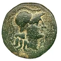 Quadrans lion with wreath