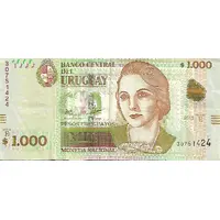 1000 Pesos Uruguayos