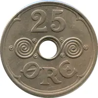 25 Øre - Christian X