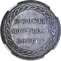 1/2 Penny Sailing Ship Design - R.W. Owen Ropery