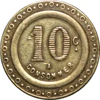 20 Centimes - f.verhasselt Brussels