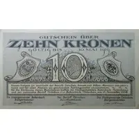 10 Korun Bodenbach-Tetschen