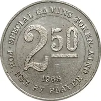 2.50 Pataca Gaming Token Sociedade de Turismo e Diversões de Macau Casino