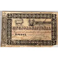 2 Pesos Tesoro Nacional
