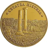 Medal - Cetatea Histria Golden World Coin
